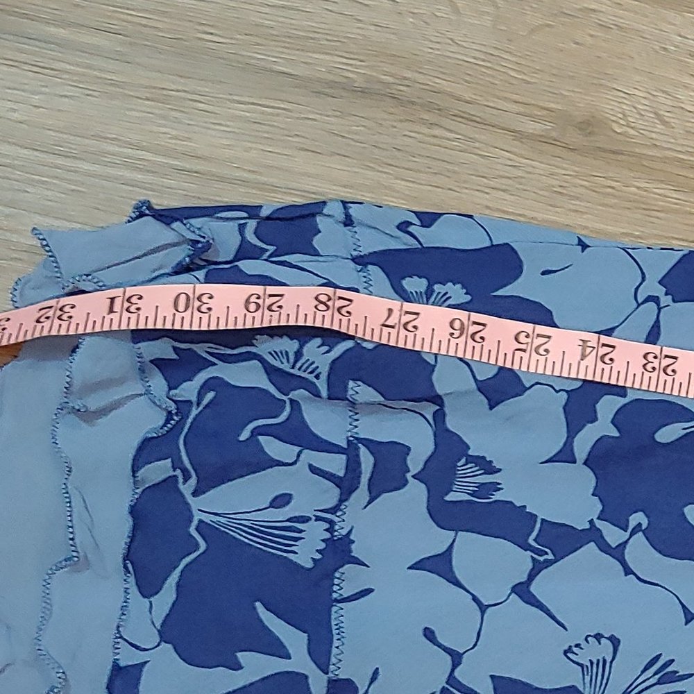 2 for 20 EUC AMERICAN EAGLE BLUE FLORAL DRESS US SIZE 0 - Picture 12 of 16